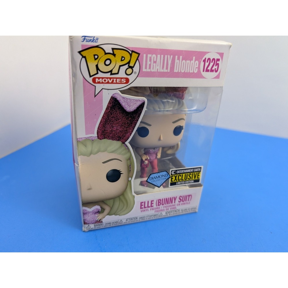 Funko Pop! Legally Blonde Elle Woods Bunny Diamond Glitter #1225 EE Exclusive